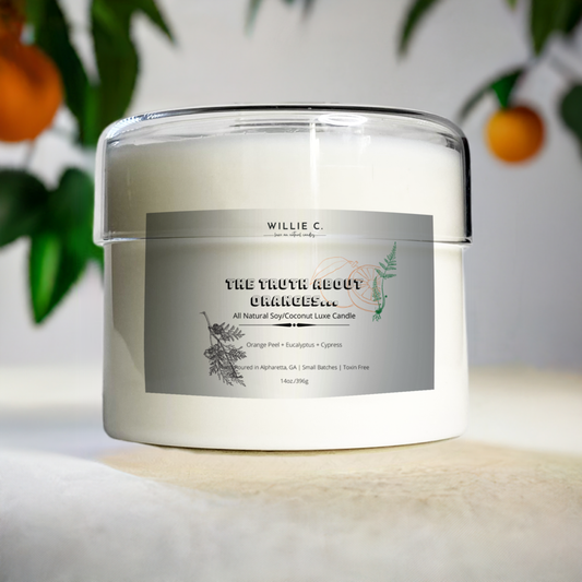 The Truth About Oranges -All Natural Coconut Soy Candle - 14 oz.