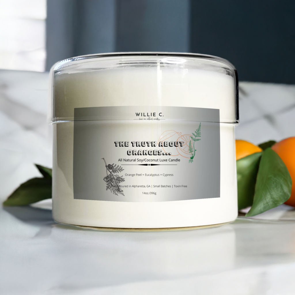 The Truth About Oranges -All Natural Coconut Soy Candle - 14 oz.