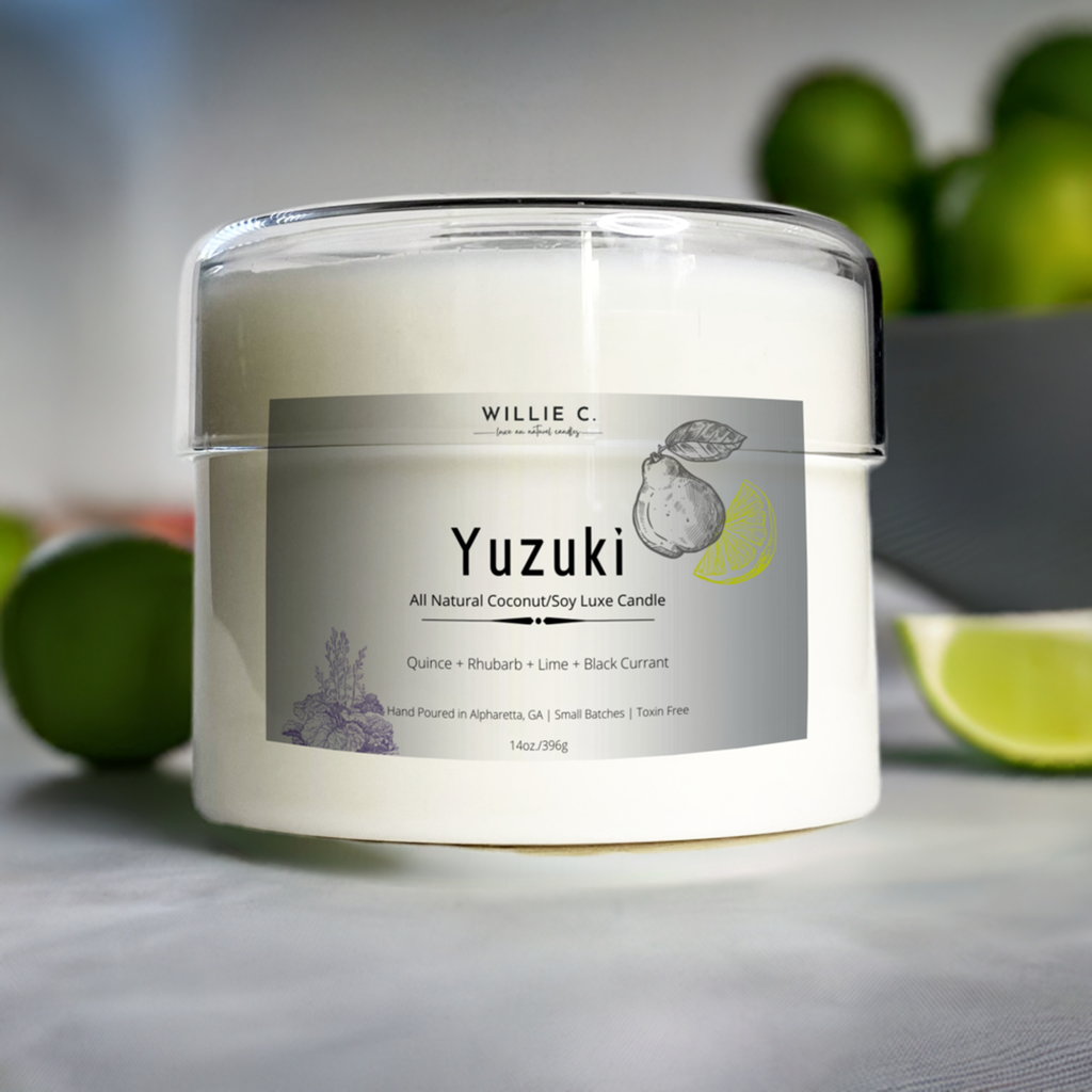 Yuzuki -All Natural Coconut Soy Candle - 14 oz.