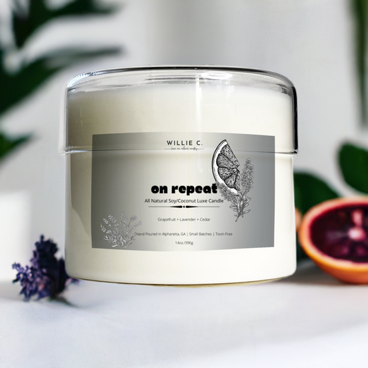 On Repeat -All Natural Coconut Soy Candle - 14 oz.