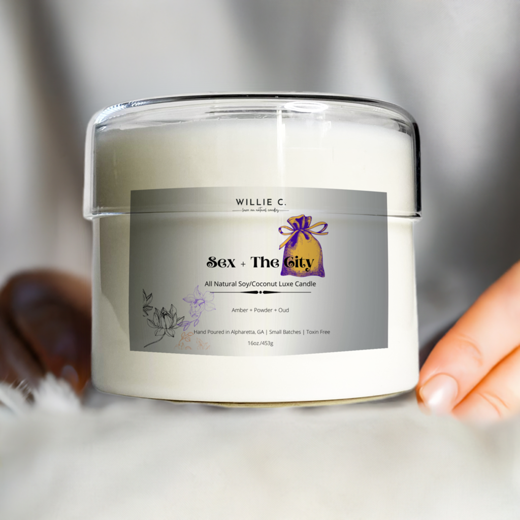 Sex + The City -All Natural Coconut Soy Candle - 14 oz.